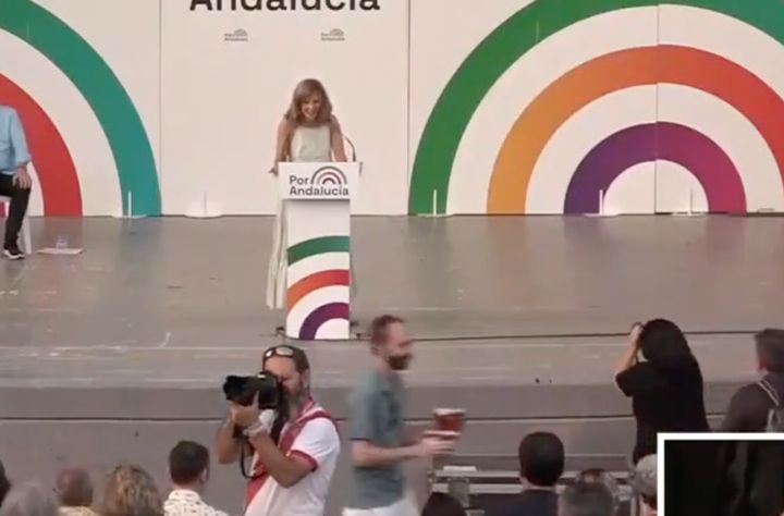 Yolanda Díaz, durante su intervención en el acto de Por Andalucía en Córdoba.