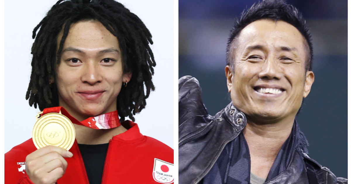 平野歩夢さん、長渕剛さんとの「最強ツーショット」を公開。金メダルを 