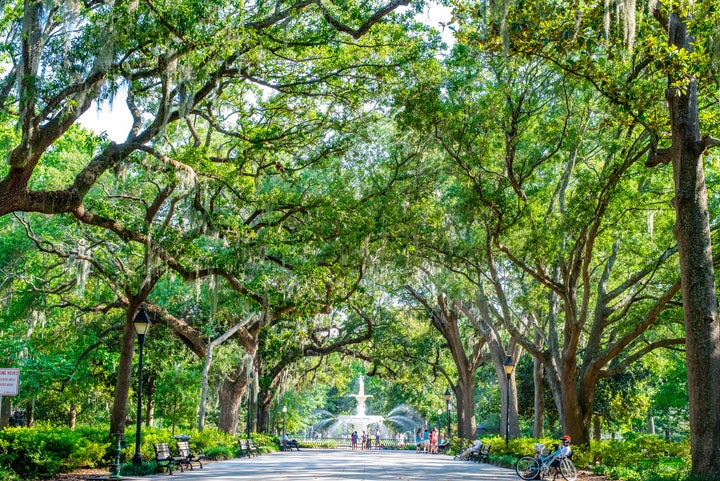 Forsyth Park is one of Savannah's most scenic spots.