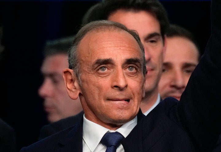 El ultraderechista galo Eric Zemmour, cariacontecido.