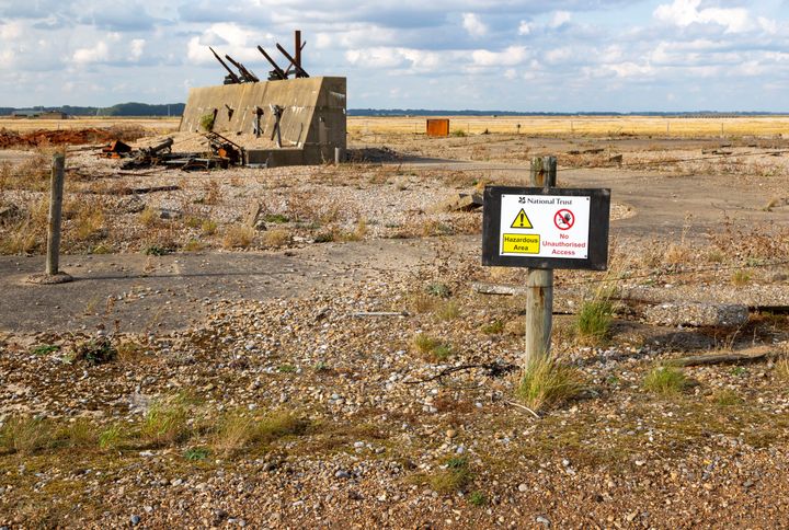 Εγκαταλελειμμένη περιοχή δοκιμών πυραύλων στην Βρετανία της πρώην υπηρεσίας Έρευνας Ατομικών Όπλων.