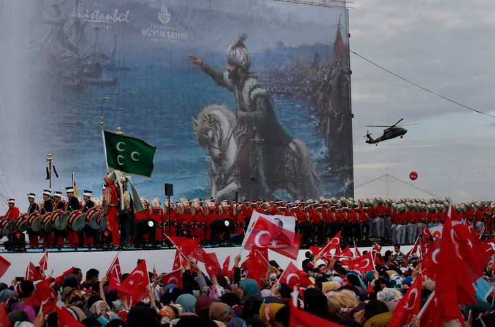 Φωτογραφία αρχείου Τουρκία Στιγμιότυπο από τους εορτασμούς για την άλωση της Κωνσταντινούπολης