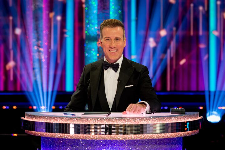 Anton on the Strictly Come Dancing panel
