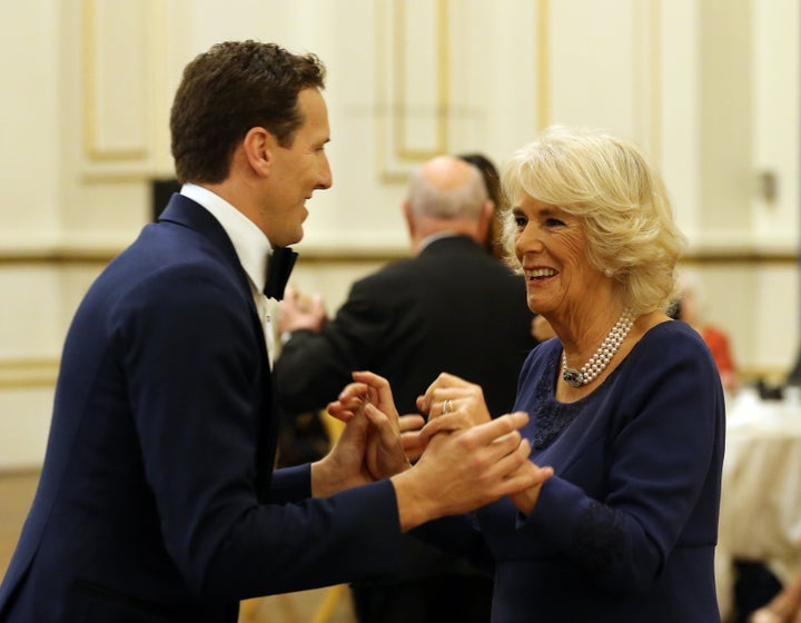 Camilla danced with Brendan Cole during a 2017 Christmas VT special