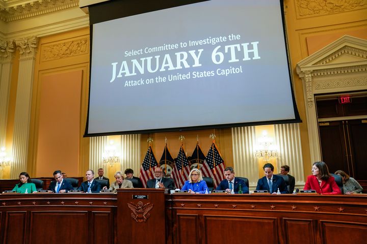 Rep. Bennie Thompson (D-Miss.) opens comments as the House committee investigating Jan. 6 holds its first public hearing on Capitol Hill on Thursday. At Monday's hearing, the panel intends to show that Trump new he was lying when he claimed the election had been stolen from him.