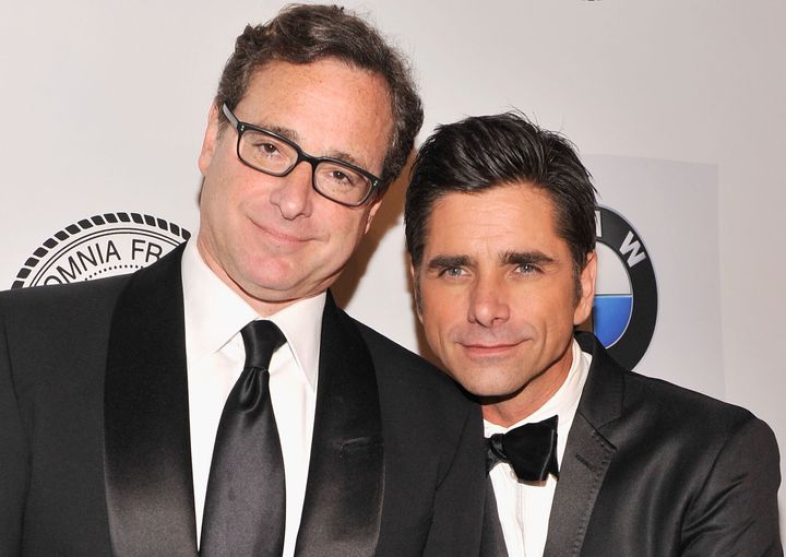 Bob Saget and John Stamos pictured together in 2013. 