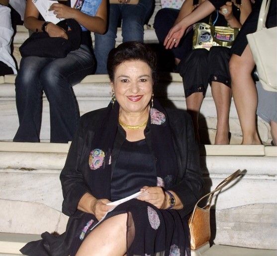 Η Μαρίνα Λαμπράκη Πλάκα στο Ηρώδειο τον Ιούλιο του 2004
