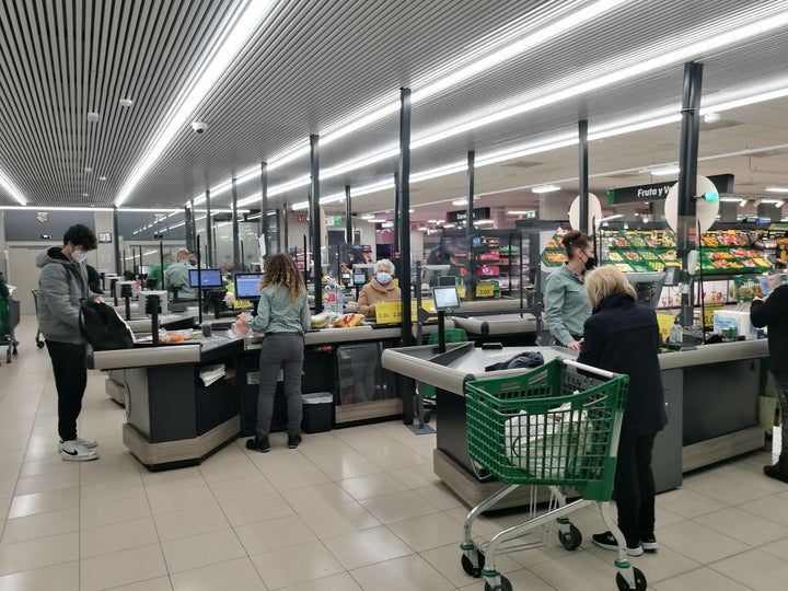 Un supermercado de Mercadona en Madrid.