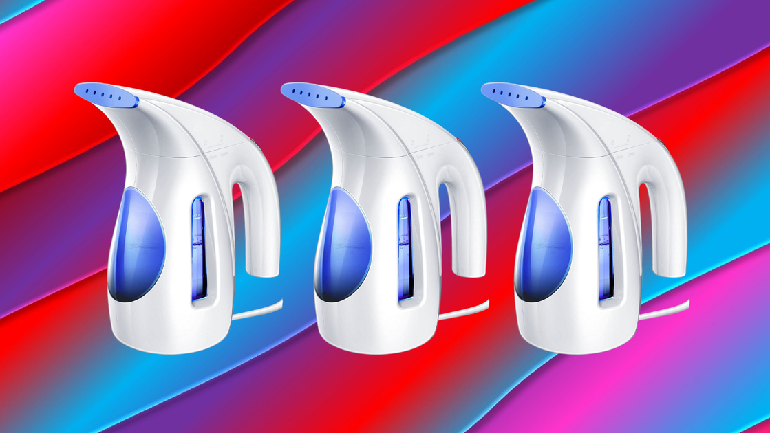 A Portable Steamer Means You Don't Have To Start In With The Iron To Get ...