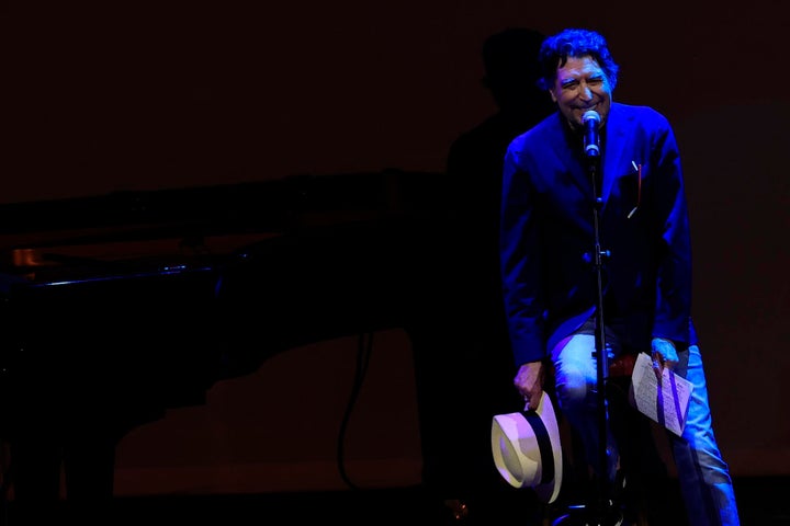 Joaquín Sabina, en el homenaje a Almudena Grandes.