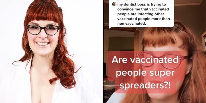 Katrine Wallace is a Chicago epidemiologist who is also a TikTok influencer debunking myths about COVID-19 and the vaccine.