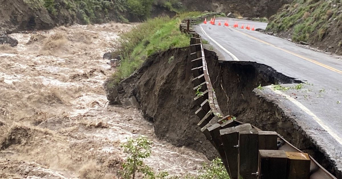 Yellowstone Floods Wipe Out Roads, Bridges, Strand Visitors