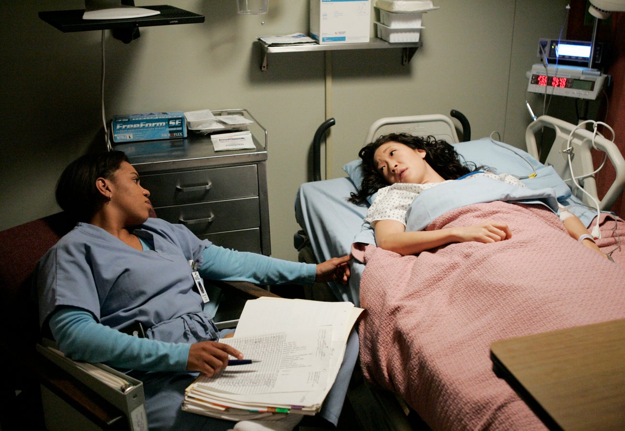 From left: Miranda Bailey (Chandra Wilson) and Cristina Yang (Sandra Oh) in Season 2 of "Grey's Anatomy."