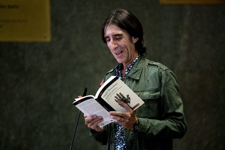Benjamín Prado, en un homenaje a Mario Benedetti en septiembre de 2020.