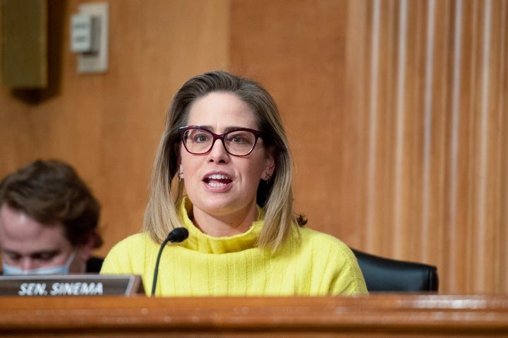 Sen. Kyrsten Sinema pushed for the domestic violence provision in the Senate's bipartisan gun deal.