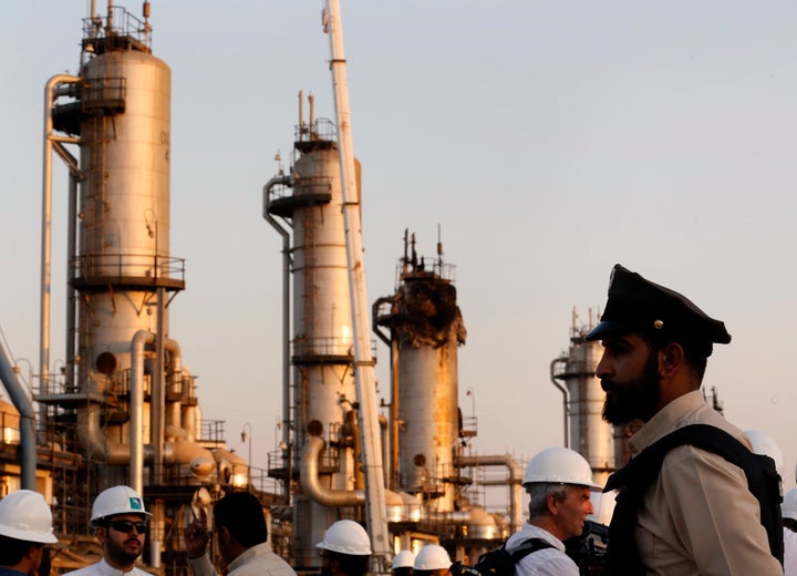 A Saudi oil processing facility near the city of Dammam, pictured in 2019.