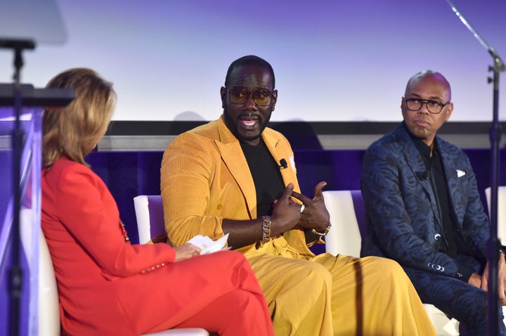 Nicco Annan speaks onstage during The Inaugural STARZ #TakeTheLead Summit