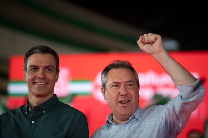 Pedro Sánchez y Juan Espadas