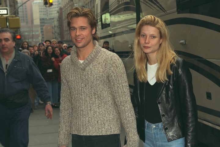 Paltrow (right, seen here in 1996) has previously said she and Pitt were on "friendly" terms, telling Harper's Bazaar, "I don’t have any really bad blood."