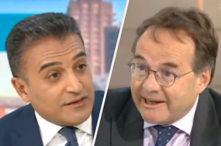 GMB presenter Adil Ray put Quentin Letts on the spot over how the UK treats Ukrainians and Afghans differently