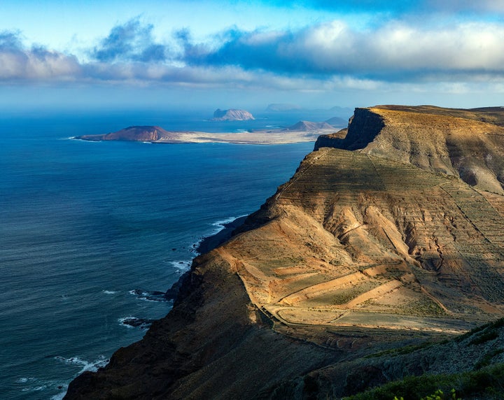 Uno de los miradores más concurridos de Lanzarote.