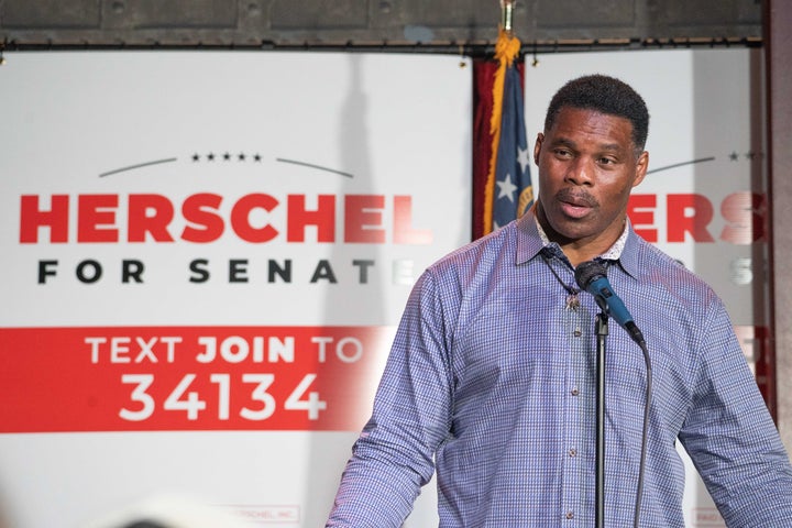 Republican Senate nominee Herschel Walker, seen in May, has confirmed that he has four children. This follows him confirming that he has a 10-year-old son that he reportedly has limited contact with.
