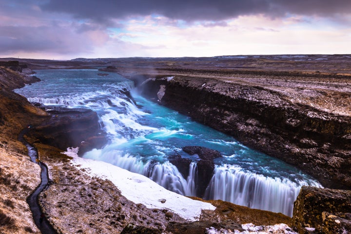 Cataratas de Gulfoss en el Círculo Dorado de Islandia.