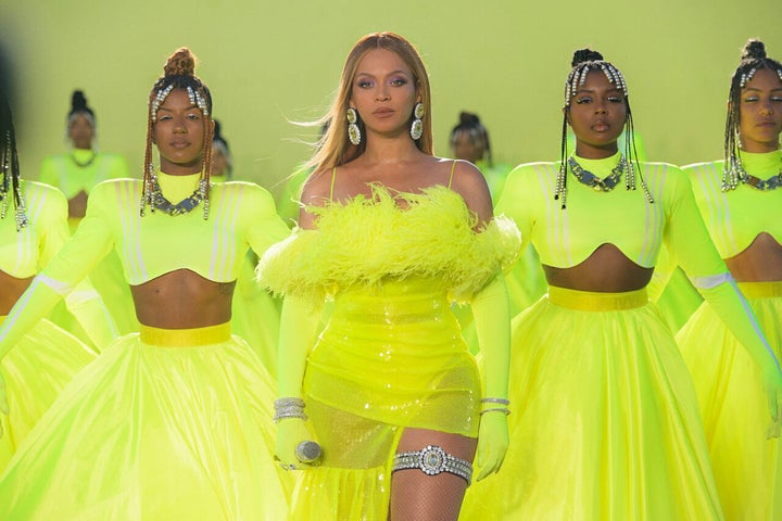 Beyoncé performs during the ABC telecast of the 94th Oscars.