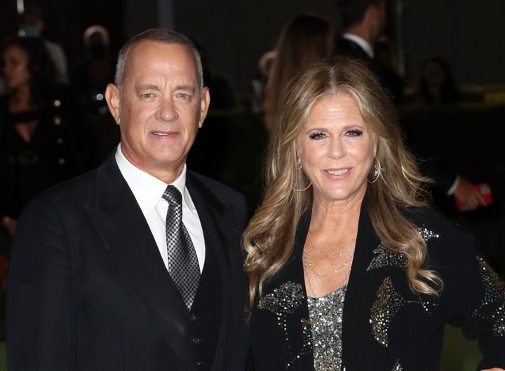 Tom Hanks and Rita Wilson attend The Academy Museum of Motion Pictures Opening Gala on September 25, 2021, in Los Angeles.