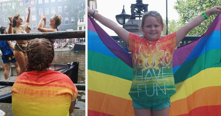 Vicky Warren's daughter, Matilda, loves attending Pride. 