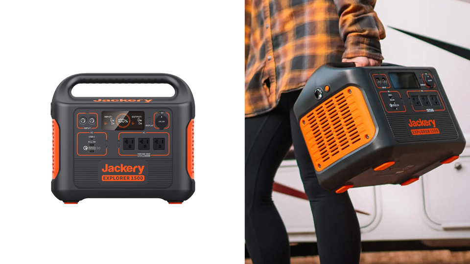 The Jackery Explorer 1500 portable power station