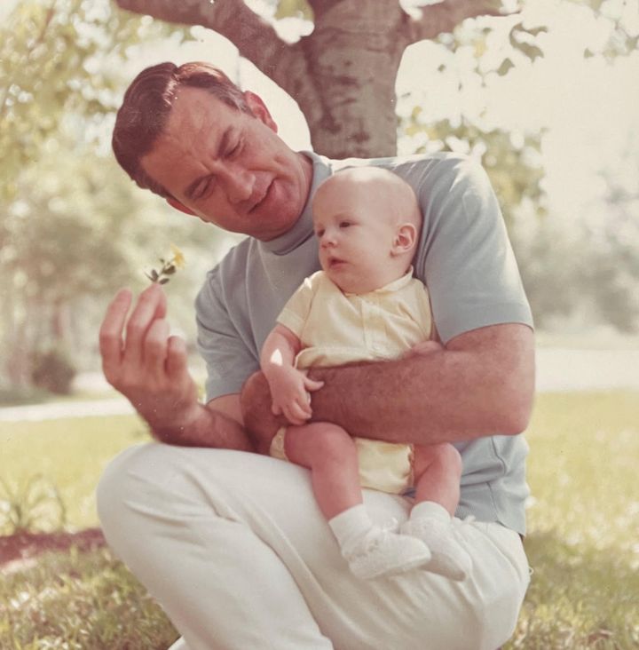 The author with Daddy Earl in 1968.