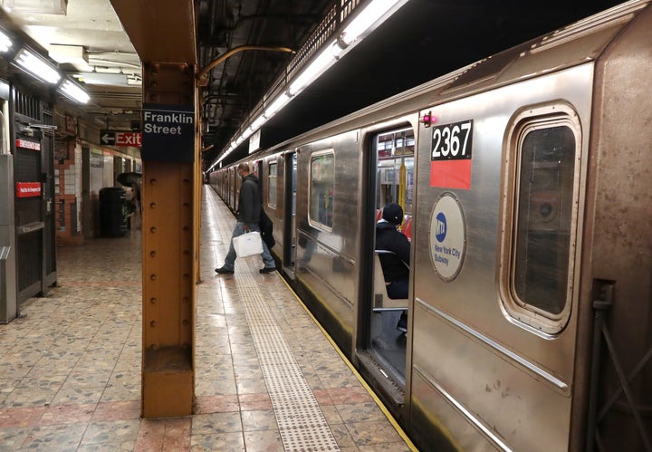 A shot of a Brooklyn subway station in 2021.