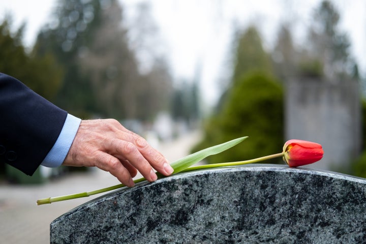 A hidden joke on a man's headstone is causing controversy in an Iowa community.
