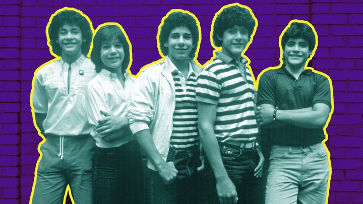 The boy band Menudo in New York, New York, June 13, 1983. (Photo by Allan Tannenbaum/Getty Images)