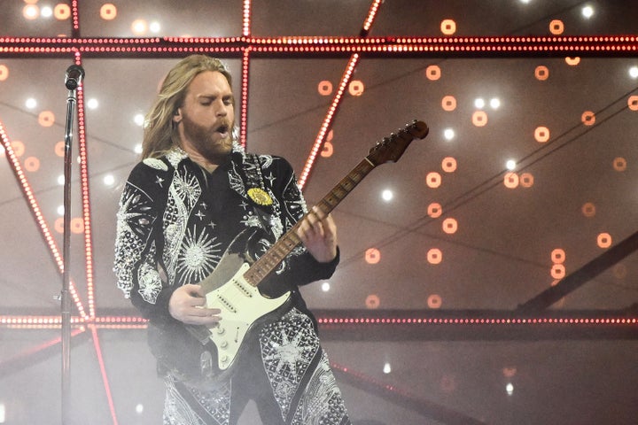 Britain's Sam Ryder finished second at this year's Eurovision