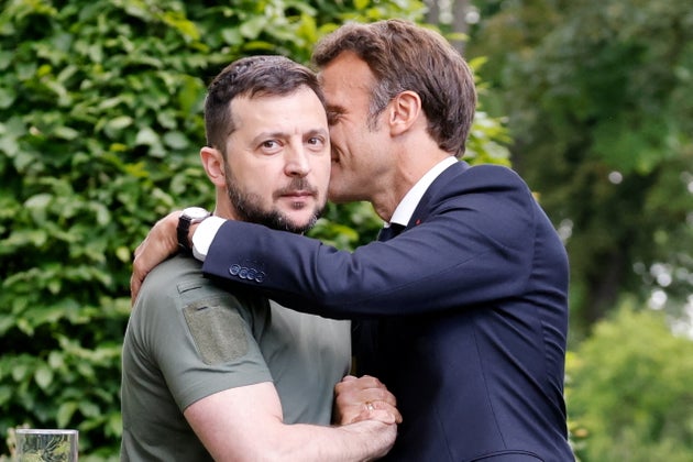 Cette photo de Macron et Zelensky à Kiev vaut le