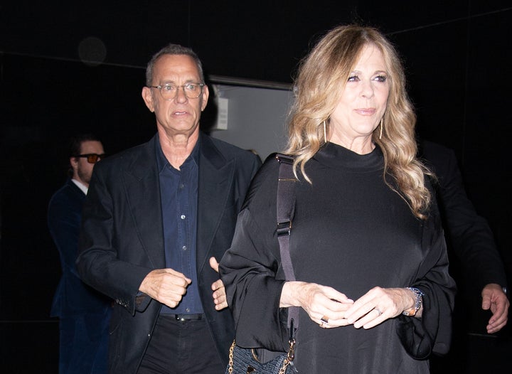 Tom Hanks y su mujer, Rita Wilson, en Nueva York.