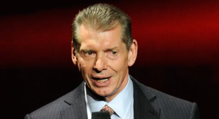 Vince McMahon, pictured in 2014, has "stepped back" from his leadership duties at WWE, the company said.