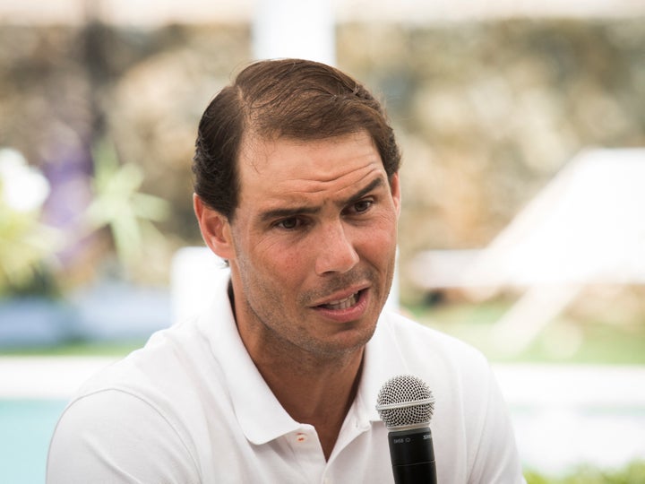 Rafa Nadal, durante la rueda de prensa de este viernes en Mallorca.