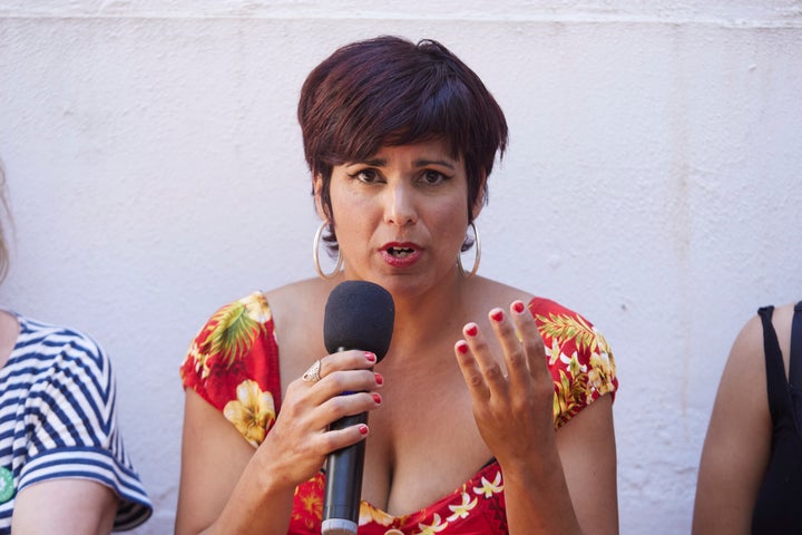 Teresa Rodríguez, em Sevilha