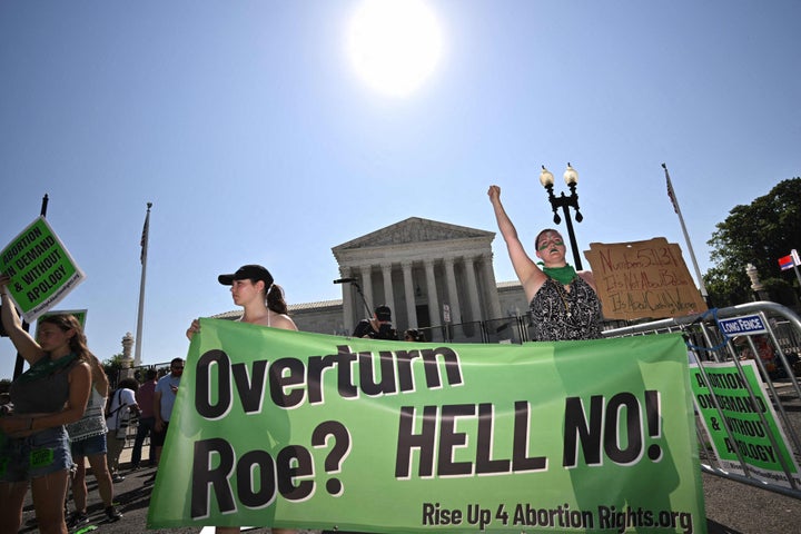 House Democrats are hoping to capitalize on concerns over a looming U.S. Supreme Court decision expected to roll back the 1973 Roe v. Wade abortion precedent by sponsoring billboards aimed at reminding voters of Republican candidates' views.