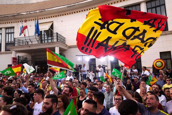 Mitin de Vox en Lucena (Córdoba).
