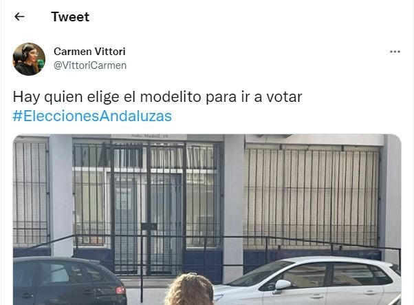El tuit viral de @VittoriCarmen.