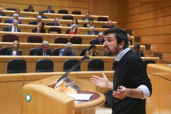 Ramón Espinar, en el Senado.
