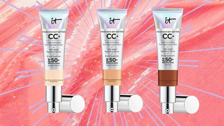 It Cosmetic's best-selling CC+ Cream has SPF 50 and is packed with hydrating hyaluronic acid as well as plumping peptides.
