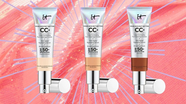 It Cosmetic's best-selling CC+ Cream has SPF 50 and is packed with hydrating hyaluronic acid as well as plumping peptides.