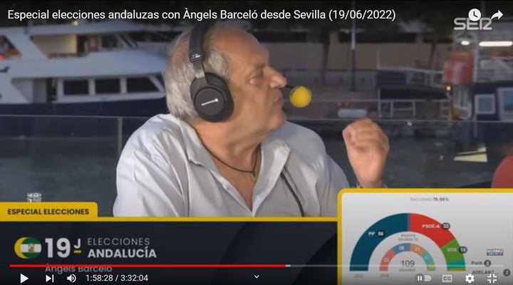 Javier Aroca, en la Cadena Ser.