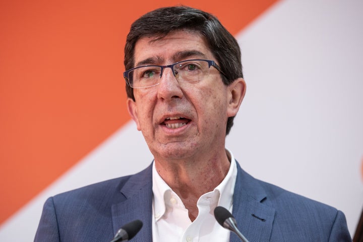El exlíder de Ciudadanos en Andalucía, Juan Marín, en una imagen de archivo.
