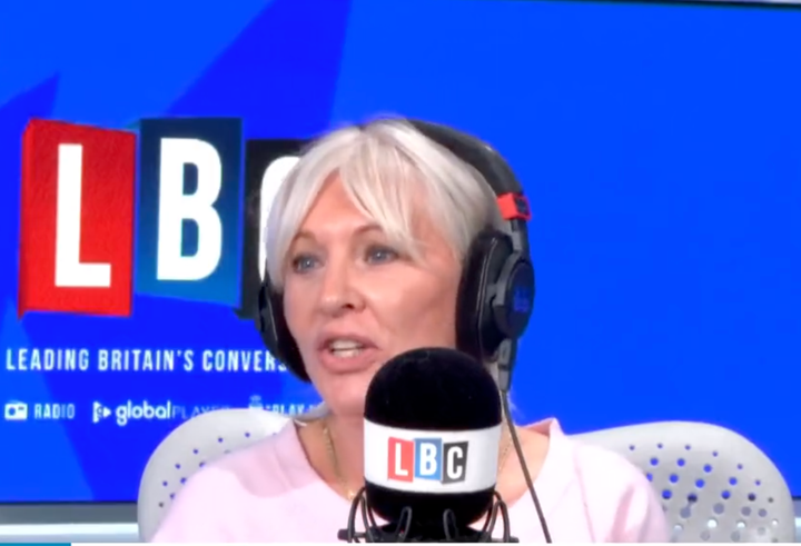 Nadine Dorries on LBC on Sunday